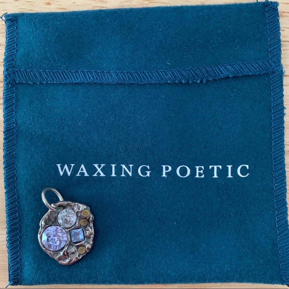 Waxing Poetic Mist Melange pendant charm